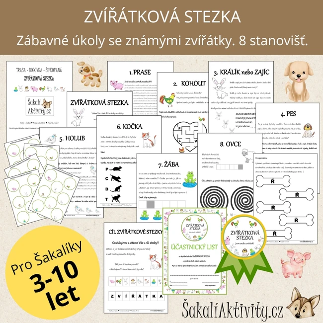  Šakalíkova trasa - ZVÍŘÁTKOVÁ STEZKA 