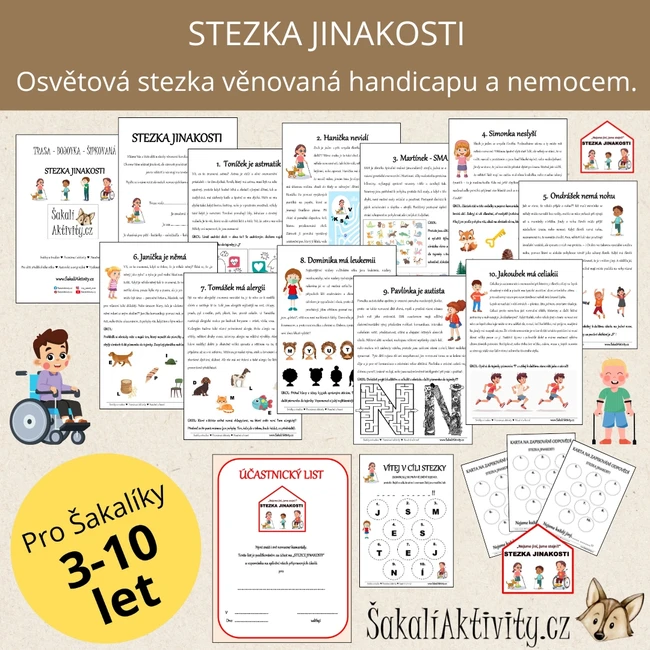  Šakalíkova trasa - STEZKA JINAKOSTI 