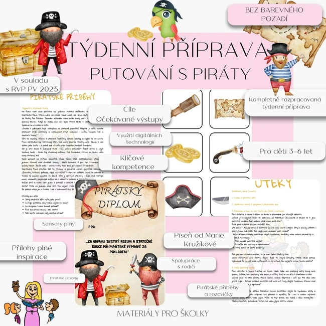 Týdenní příprava - Putování s piráty