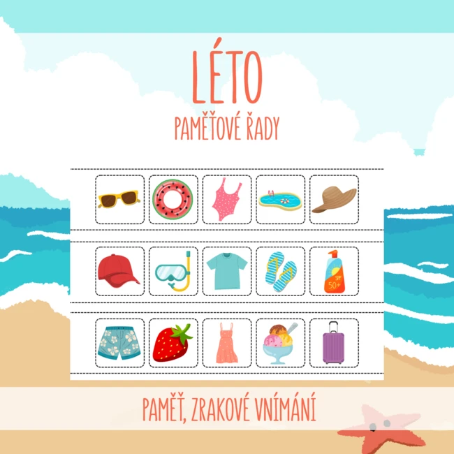LÉTO - paměťové řady