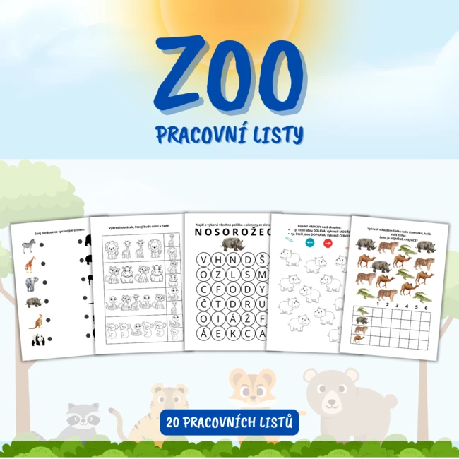 ZOO - pracovní listy