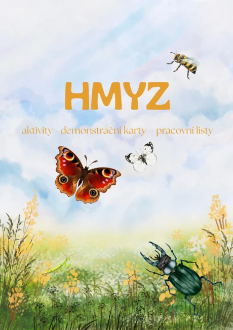 Hmyz - dem. karty, aktivity, pracovní listy