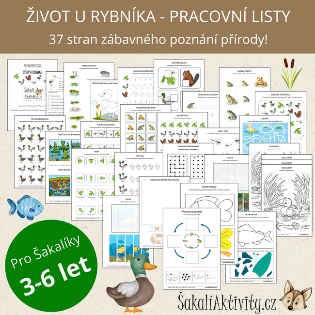  Pracovní listy - ŽIVOT U RYBNÍKA 