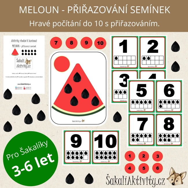  MELOUN - přiřazování semínek 
