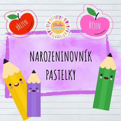 Narozeninovník - Pastelky