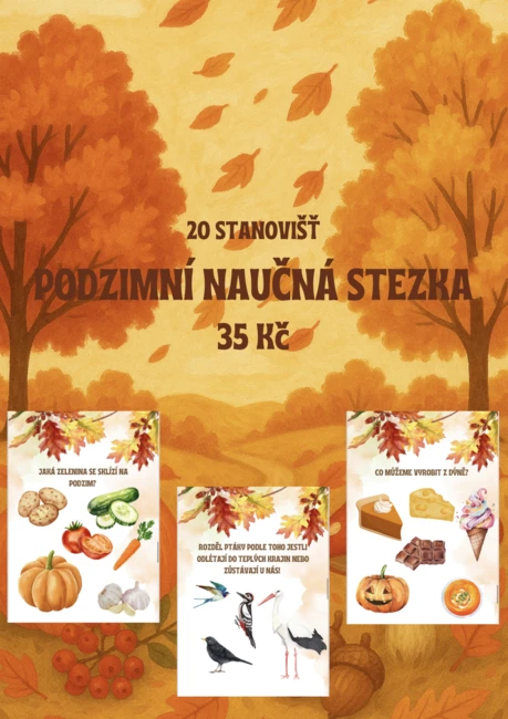 🍁 PODZIMNÍ NAUČNÁ STEZKA PRO DĚTI 🍄