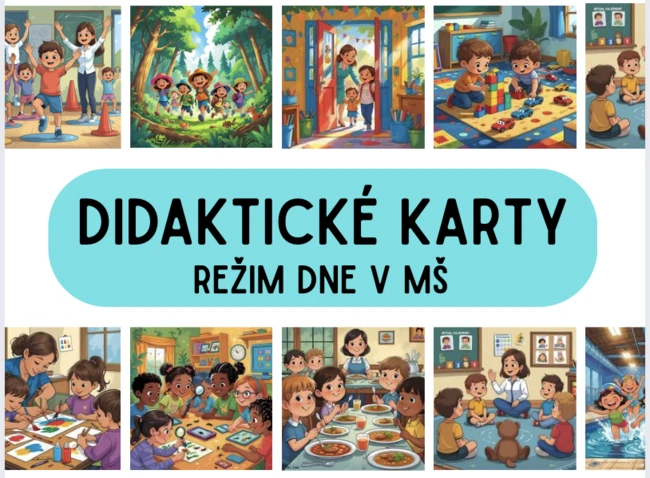 KARTY – Režim dne v MŠ
