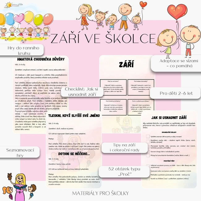 Září ve školce