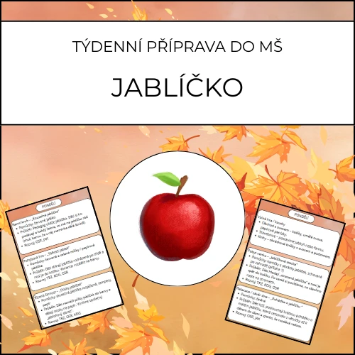 Jablíčko: týdenní příprava MŠ
