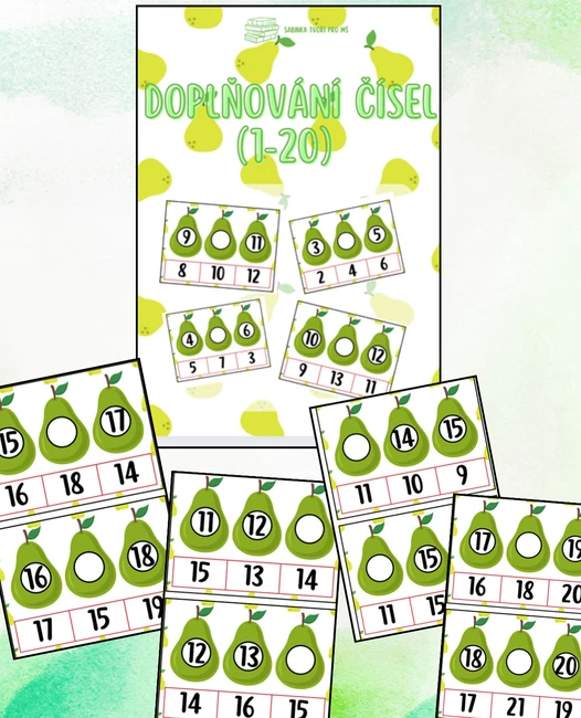 Doplňování čísel (1-20)