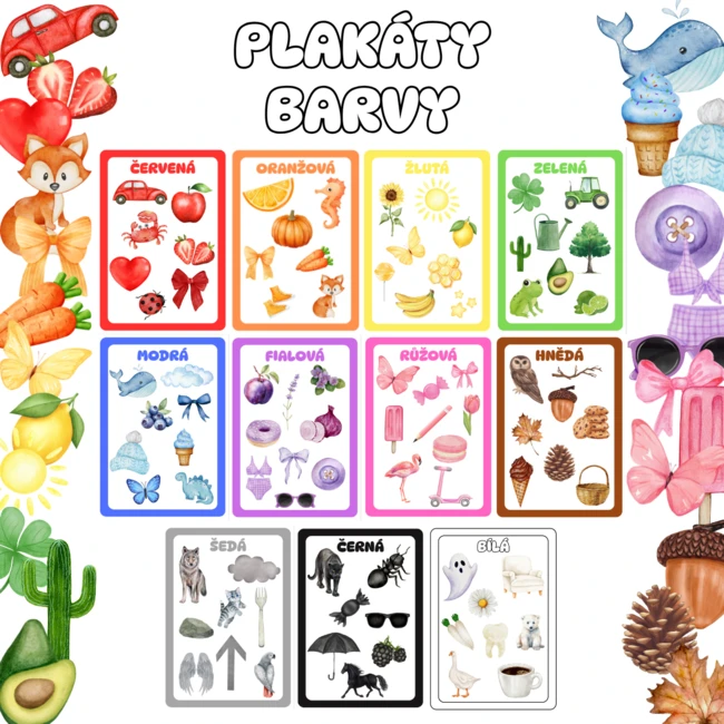 PLAKÁTY BARVY