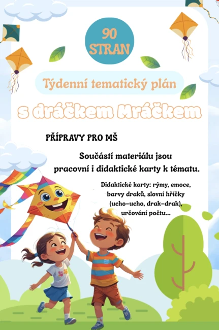 Přípravy - podzim, počasí, draci (didaktické karty)