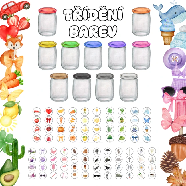 TŘÍDĚNÍ BAREV