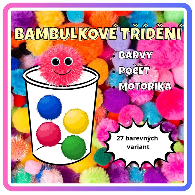 BAMBULKOVÉ TŘÍDĚNÍ 🔴🟡🔵🟠🟢