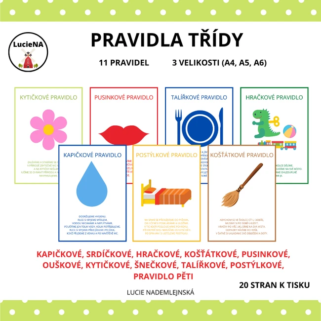 PRAVIDLA TŘÍDY