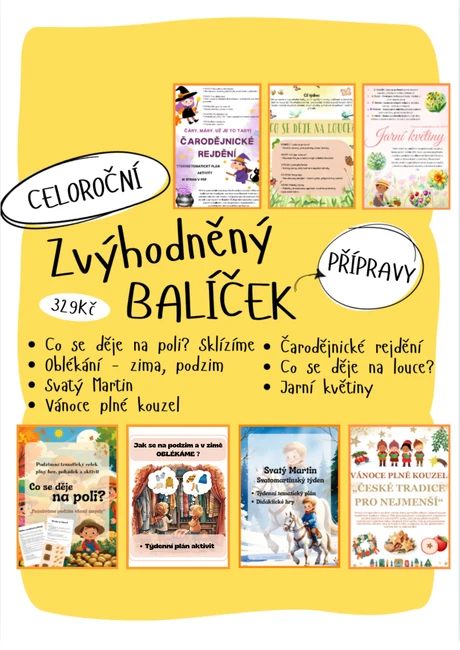 Přípravy - sada: zvýhodněný balíček (7 témat)