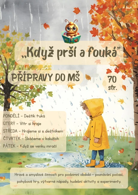 Když prší a fouká - podzim, příprava
