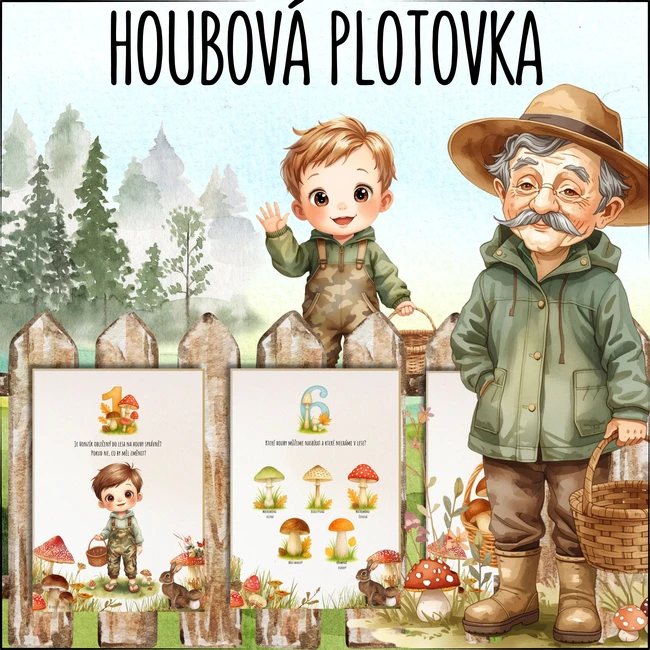 Houbová plotovka - stezka