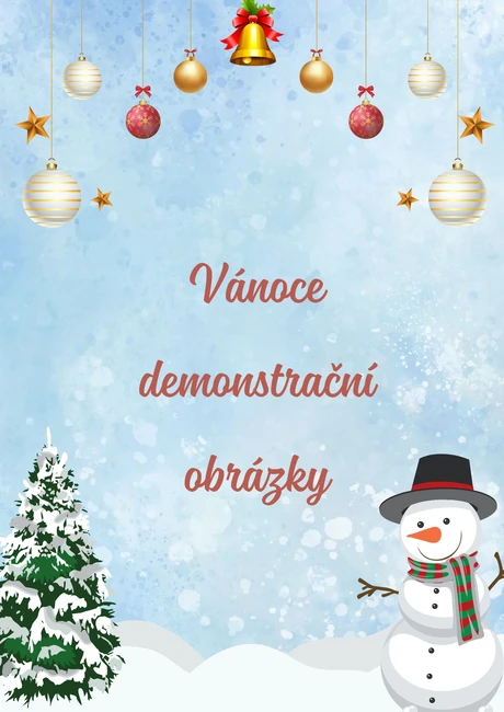 Vánoce - demonstrační obrázky
