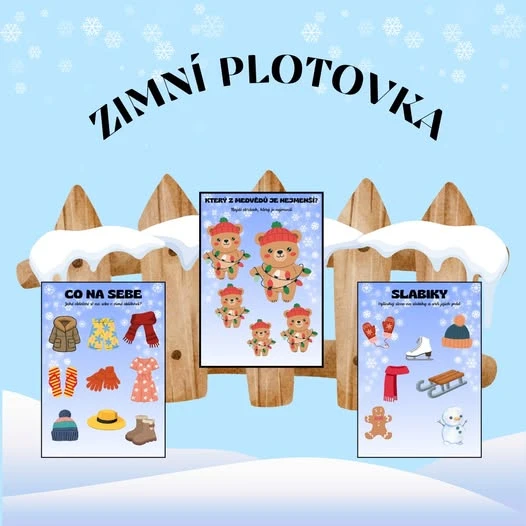 Zimní plotovka (nebo pracovní listy)