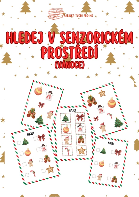 Hledej v senzorickém prostředí (Vánoce)
