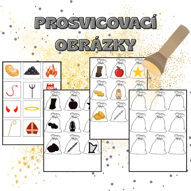 Prosvěcovací obrázky Mikuláš