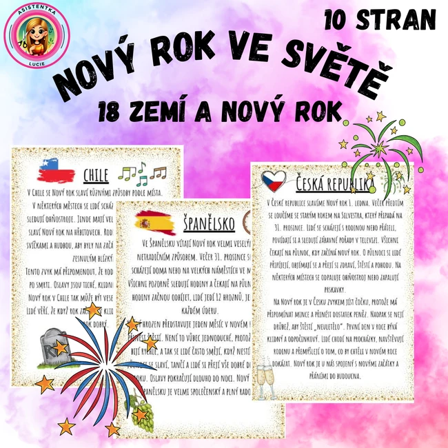 Nový rok ve světě - 18 zemí a nový rok