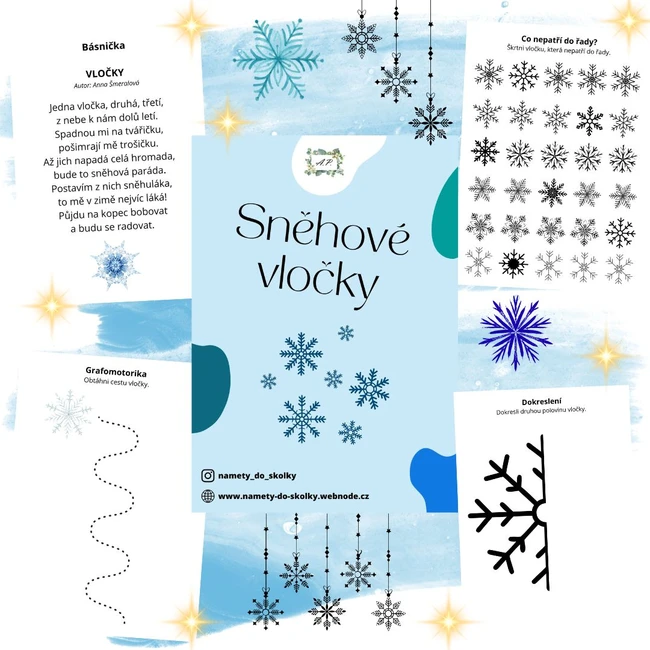Sněhové vločky 