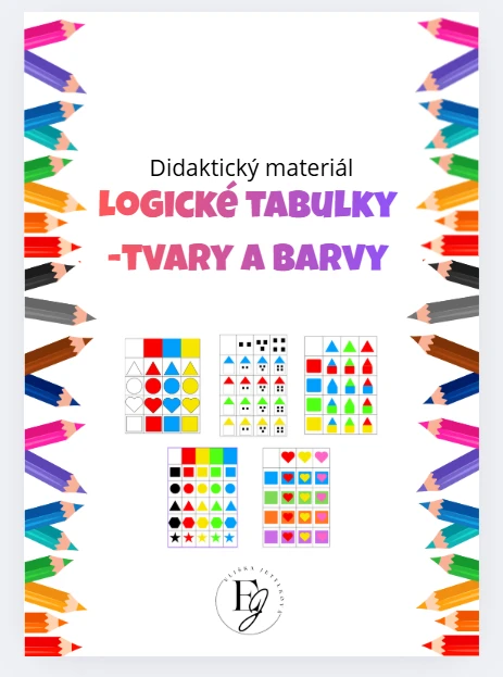 Logické tabulky - tvary a barvy 