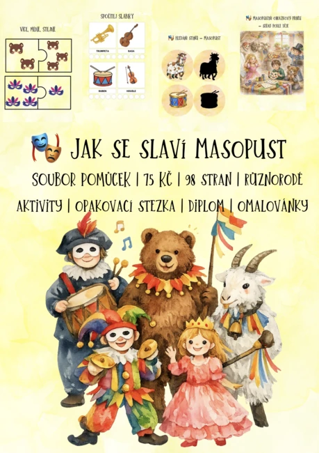 🎭 Jak se slaví masopust