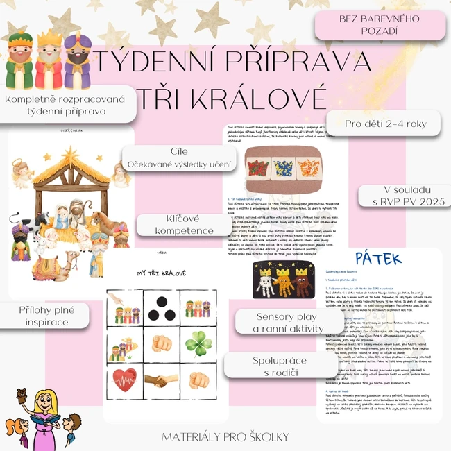Týdenní příprava - Tři králové pro nejmenší
