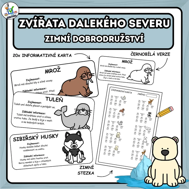 Zvířata dalekého severu - Zimní dobrodružství