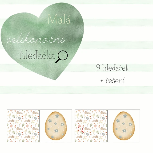 Velikonoční hledačka s lupou