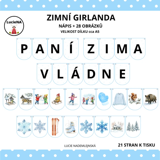 ZIMNÍ GIRLANDA