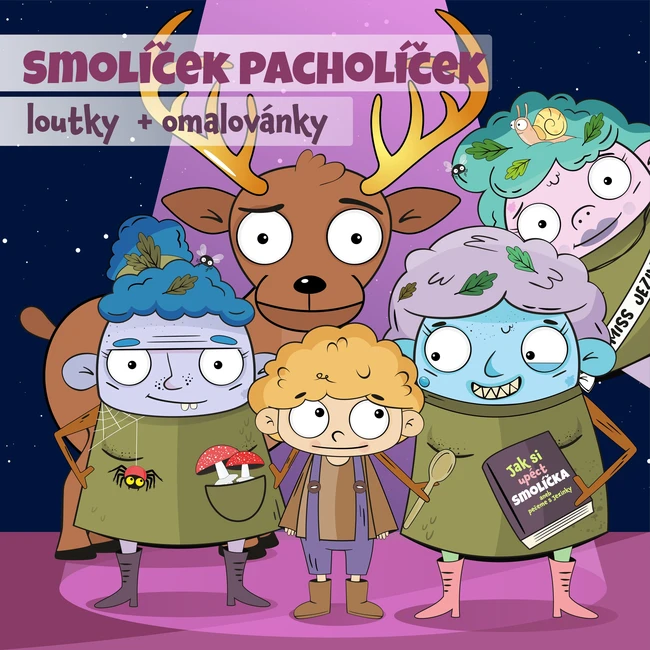 Loutky, omalovánky – SMOLÍČEK PACHOLÍČEK