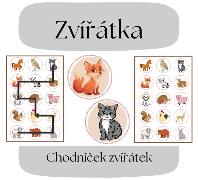 Chodníček zvířátek