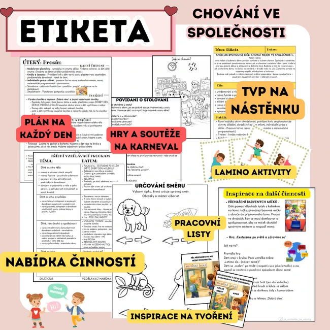 Etiketa - aneb jak se chovat ve společnosti