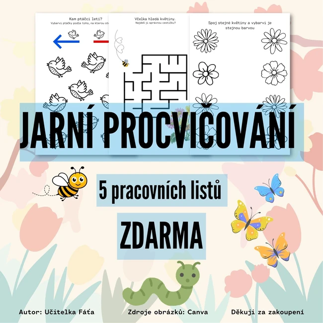 Jarní procvičování - ZDARMA