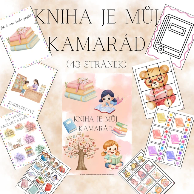 Kniha je můj kamarád📚