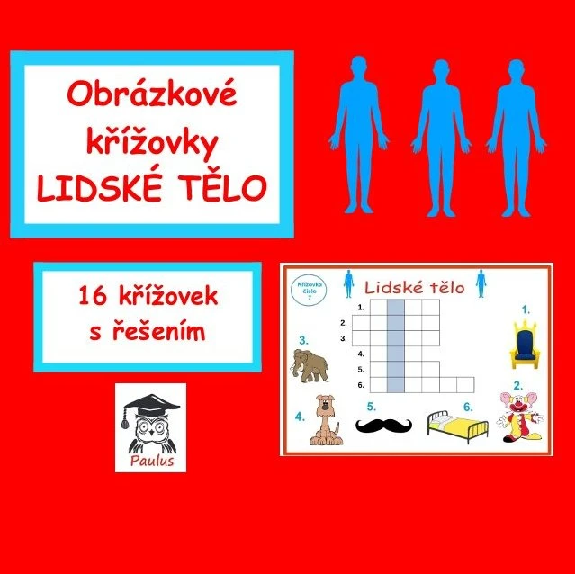 Obrázkové křížovky Lidské tělo