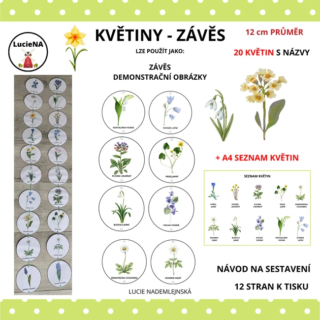 KVĚTINY - ZÁVĚS