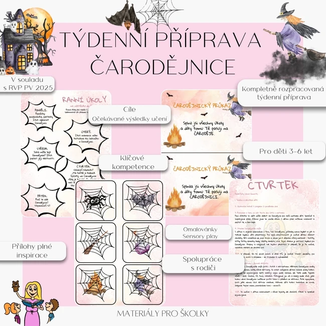 Týdenní příprava - Čarodějnice