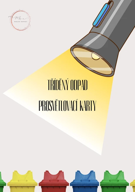 Tříděný odpad - prosvětlovací karty