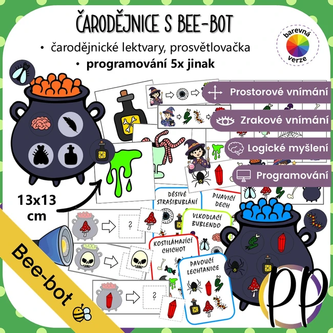 Čarodějnice s Bee-bot