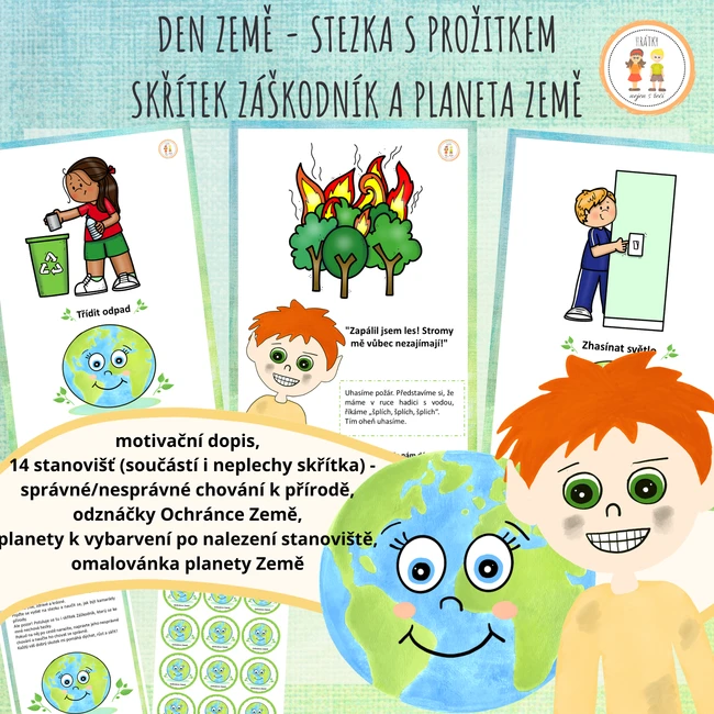 Den Země - Stezka - Skřítek Záškodník a planeta Země