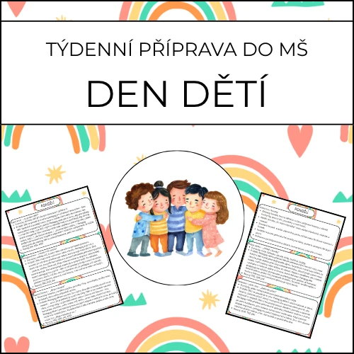 Den dětí: týdenní příprava do MŠ