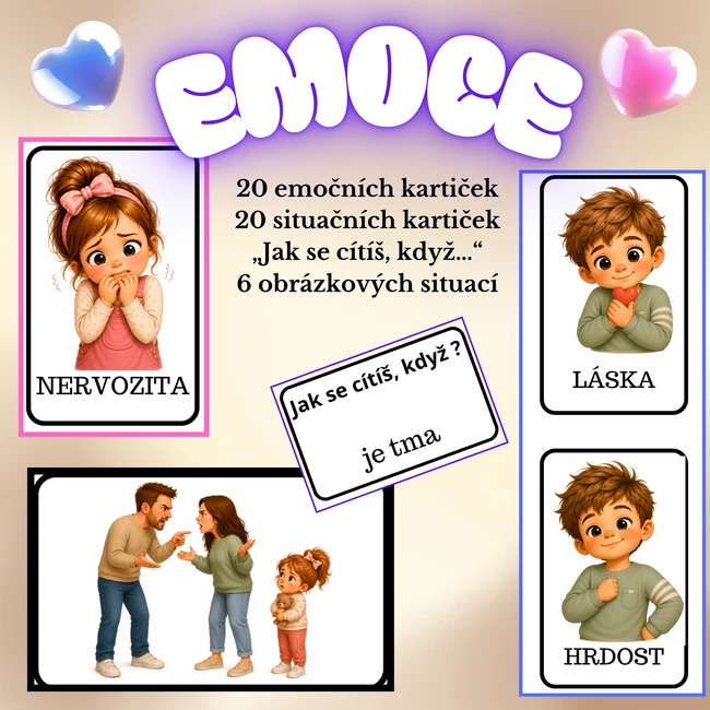 EMOCE – Kubík a Emička🩷💙