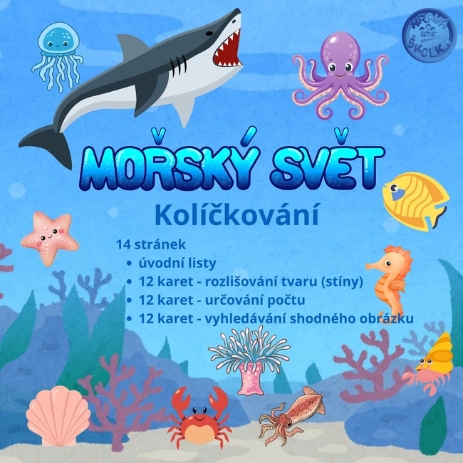 Moře - kolíčkování