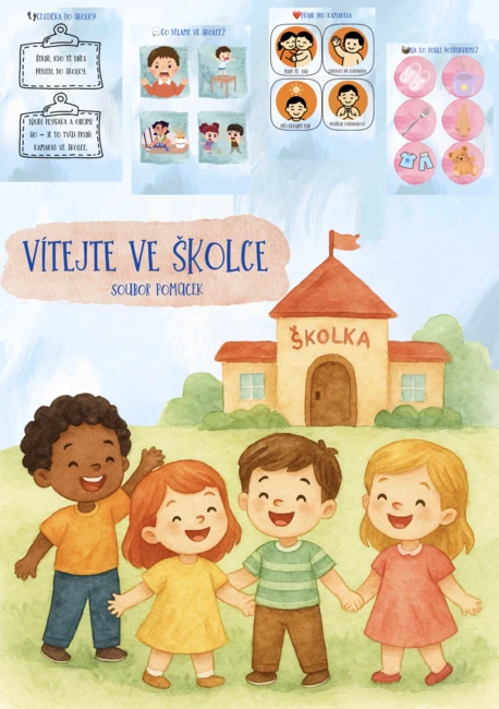 🌈 VÍTEJTE VE ŠKOLCE – startovací balíček aktivit pro začátek školního roku 🏫✨