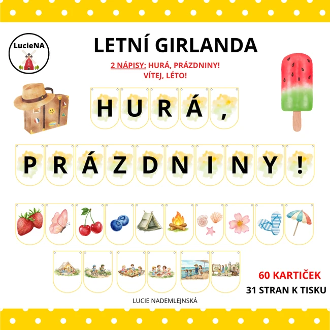 LETNÍ GIRLANDA
